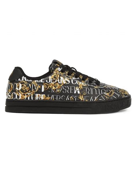 versace jeans couture logo trainers black|Versace Jeans Couture ittierre.